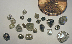 Diamonds from the State Line Kimberlite district.