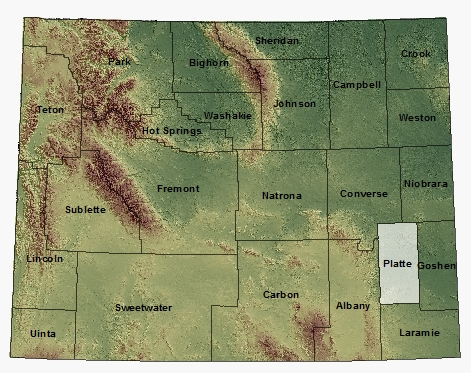 Platte map