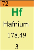 Hafnium tab