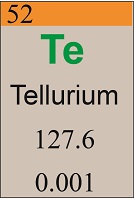 Tellurium tab